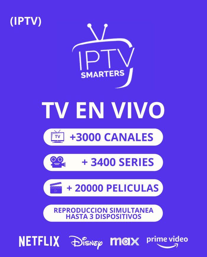 IPTV Smarters Pro 3 Meses Cuenta Completa (OFERTA) - Imagen 1