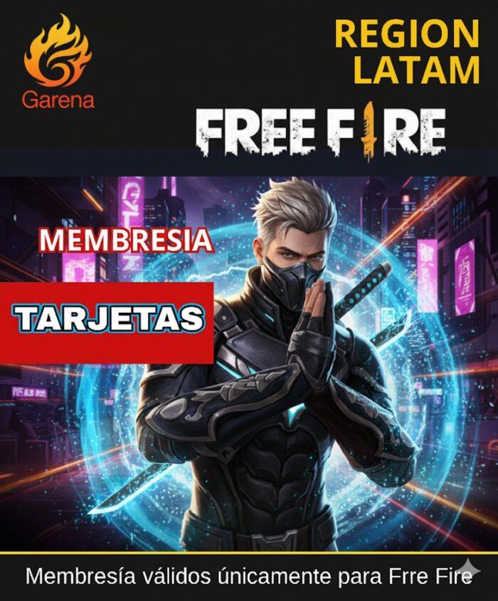 Tarjetas Free Fire – Latam - Imagen 1